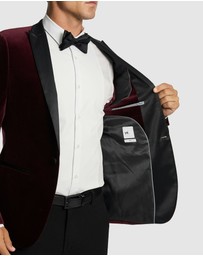 yd. - Milan Velvet Tuxedo Jacket