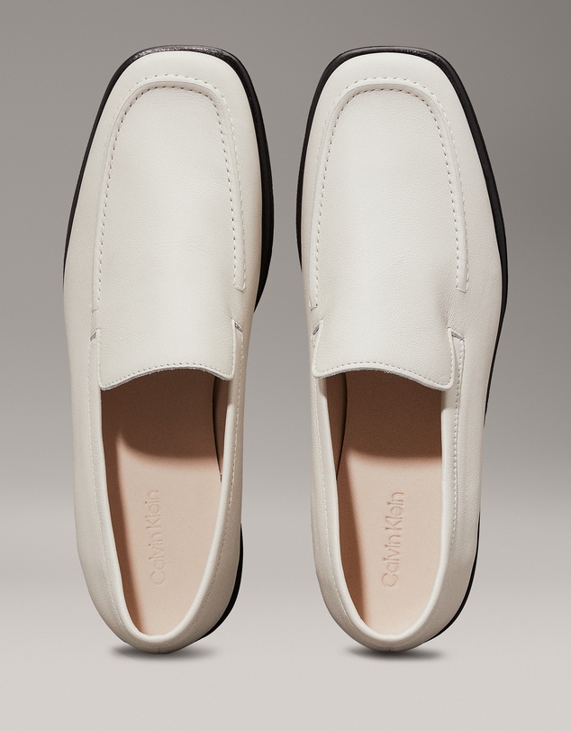 Calvin Klein - Leather Square Toe Loafers