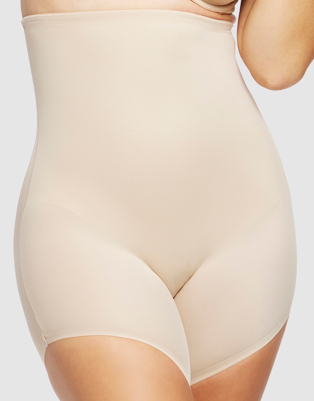 Naomi & Nicole - Sidekick High-Waist Slanted Hem High Leg Shapewear Short