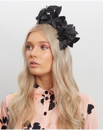 Fillies Collection - Bespoke Leather Flower Headband Fascinator