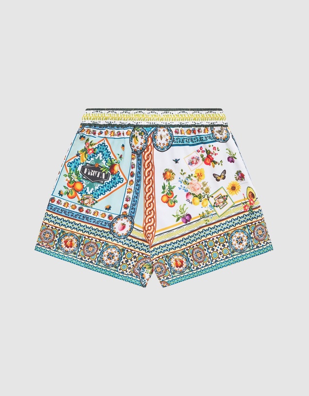 Camilla - Mid Length Boardshorts with Elastic Waist - Kids-Teens
