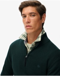 Superdry - Slim Fit Essentials Cotton Half Zip