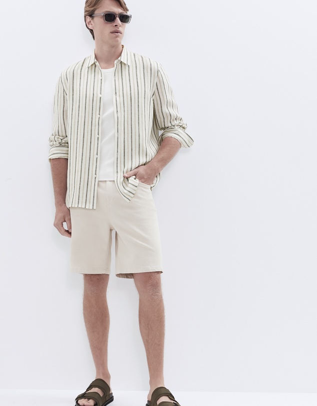 UNISON - Linen Regular Fit Shirt