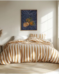 Olive et Oriel - KH Studio - The Colors Orange a Blue by Karla Hyman Art Print