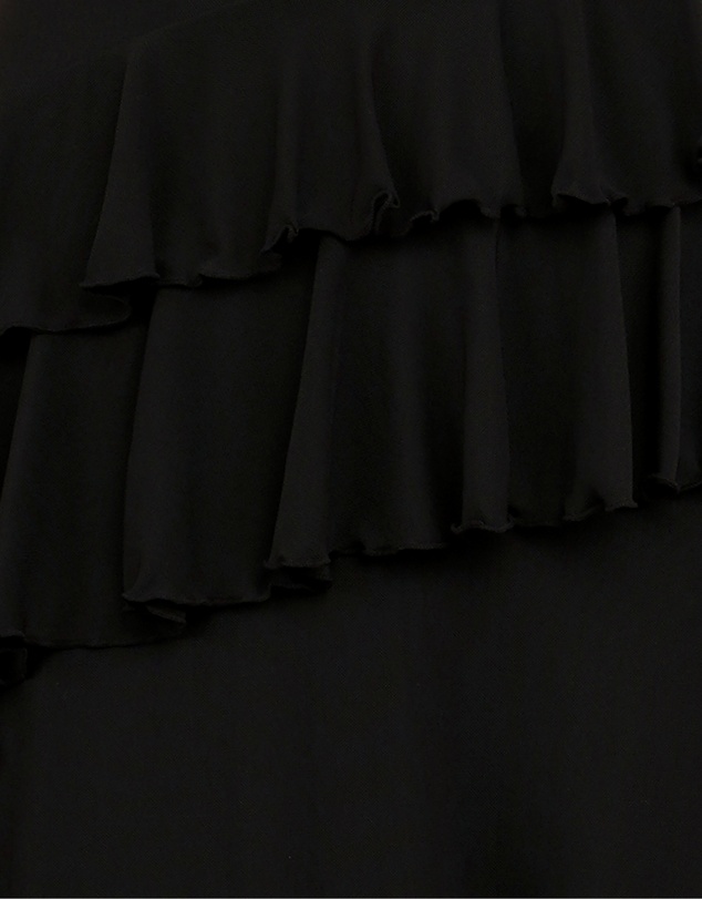 Azzurielle - Winta Strapless Ruffle Dress