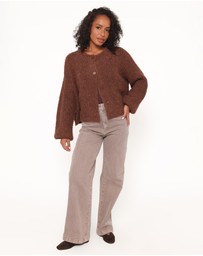 Petal & Pup - Albertine Cardigan - Chocolate
