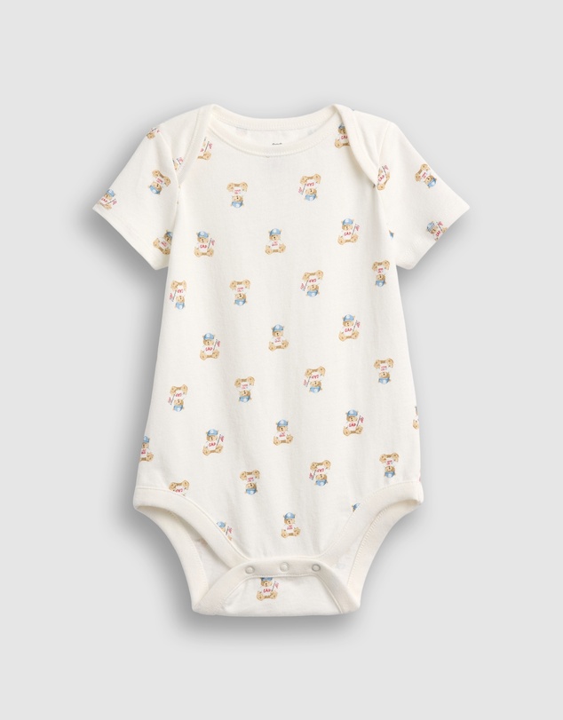 GAP - Print Jersey SS FF Single Bodysuit - Babies