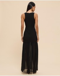 CHANCERY - Luella Scoop Neck Drop Waist Maxi Dress