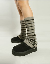 Ozwear Connection Uggs - Ugg Cardy Stretchy Knit Leg Warmers Slouch Socks