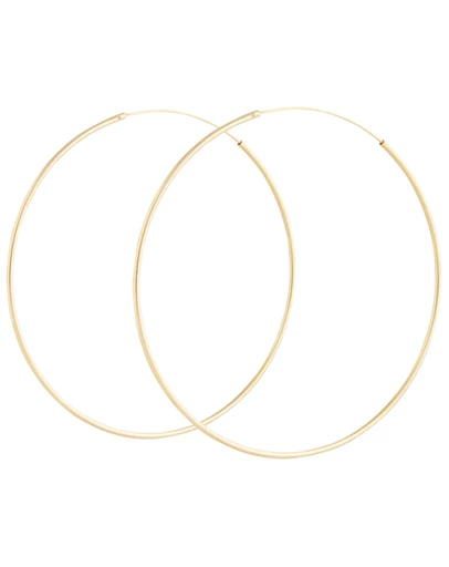 Lovisa - Gold Plated Sterling Silver Fine 60mm Hoop