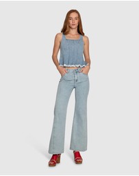 Belle & Bloom - Hold Me Brave Denim Top