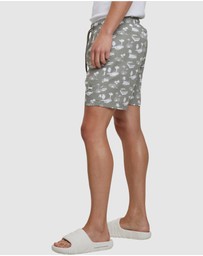 Urban Classics - Pattern Swim Shorts