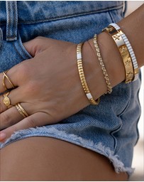 Arms Of Eve - Beatrice Gold Bracelet - Vanilla