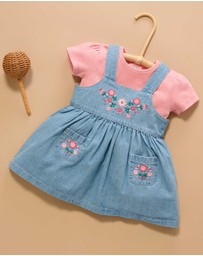 Purebaby - Embroidered Pinnie -Kids-Babies