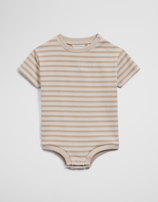 Country Road - Short Sleeve Rib Oversized Bodysuit