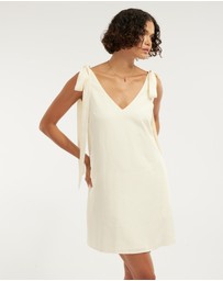 Amelius - Frankie Shoulder Tie Mini Dress