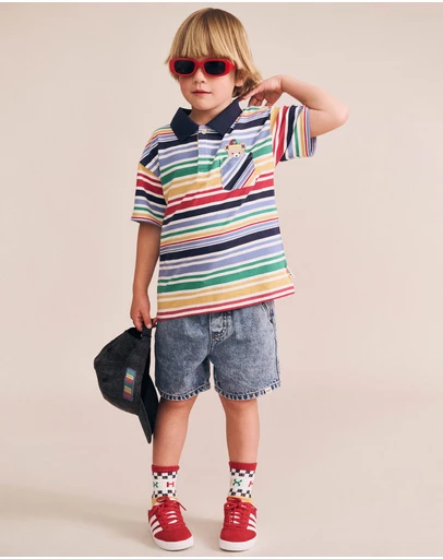 Huxbaby - Dreamy Denim Shorts - Babies-Kids