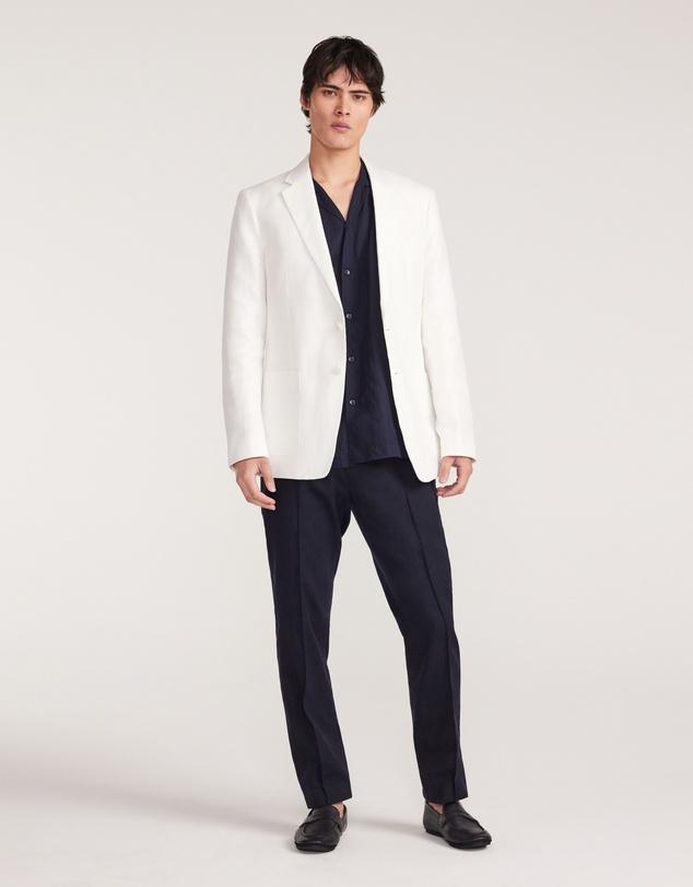 Calibre - Basketweave Blazer White