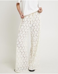 Subtitled - Jasmine Lace Relaxed Pants