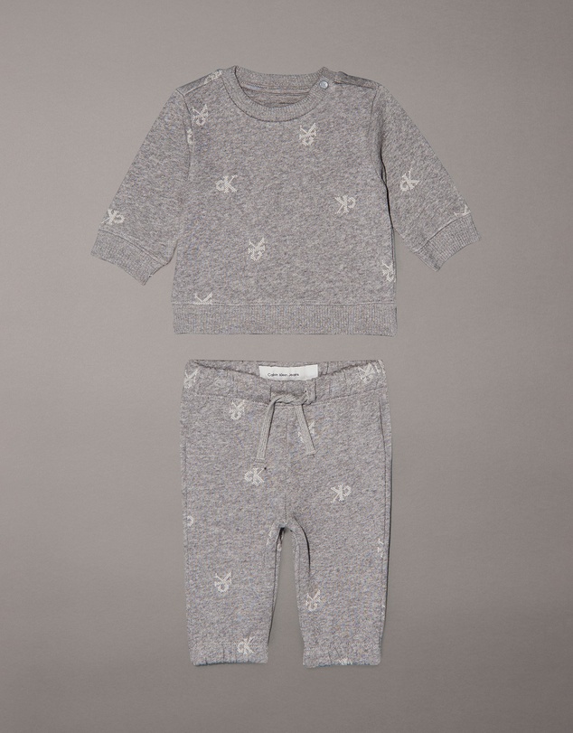 Calvin Klein Jeans - Newborn Logo Sweatsuit Set