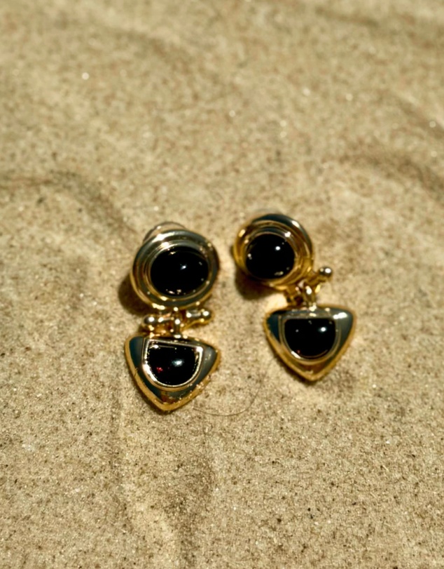 Chuchka - Deco Earrings Black