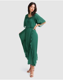 Belle & Bloom - Amour Amour Ruffled Midi Dress