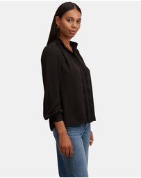 Forever New - Poppy Lace Trim Blouse