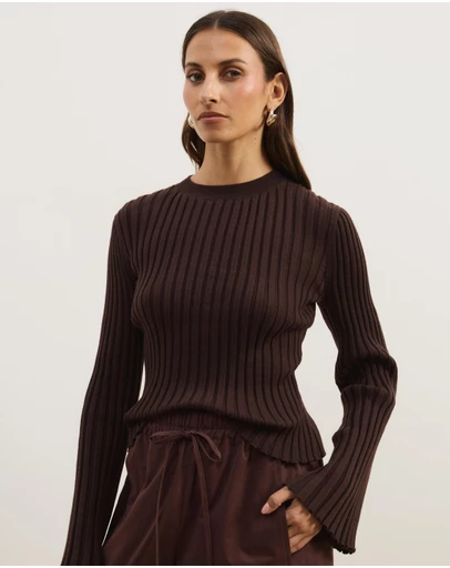Atmos&Here - Frankie Pleat Knit Top