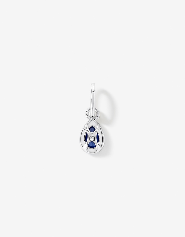 Michael Hill - Pear-Cut Created Sapphire Pendant in Sterling Silver
