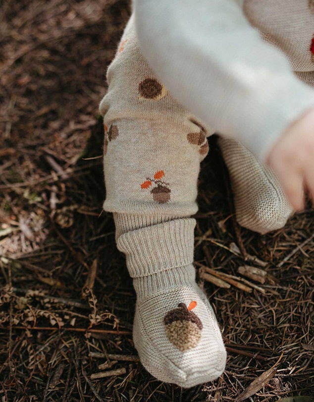 Purebaby - Magical Forest Knitted Bootie -Kids-Babies