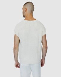Justin Cassin - Mateo Pocket Knitted Vest
