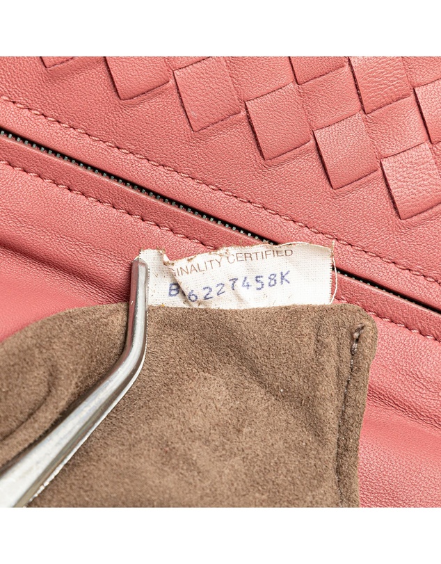 Pre-Loved by Azura Reborn - Pre-Loved bottega veneta Woven Leather Flap Bag with Chain Strap