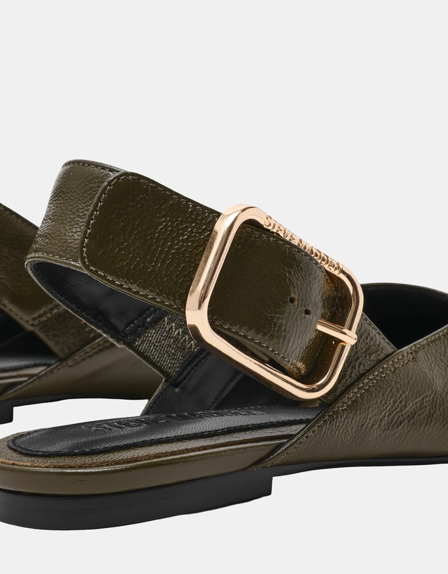 Steve Madden - Sianna Olive Leather Flats