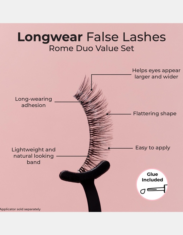 MCoBeauty - Longwear False Lashes Luxe Duo Set - Rome