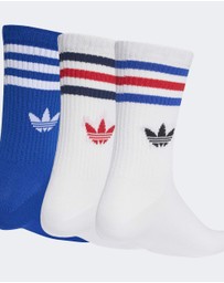 adidas Originals - 3-Stripes Crew Socks 3 Pairs Unisex