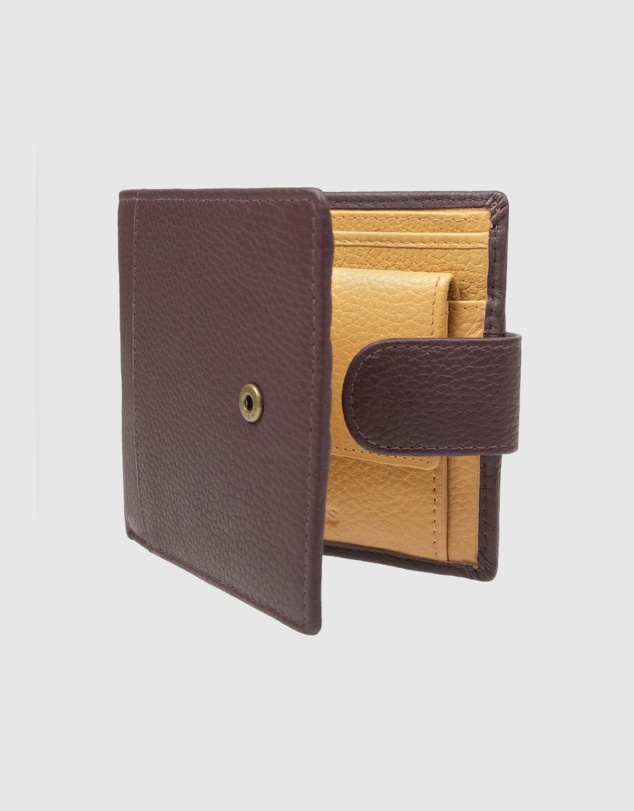 DENTS - Two-Tone Pebble Grain Leather Bifold Wallet with RFID Blocking