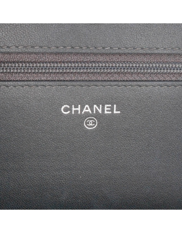 Pre-Loved by Azura Reborn - Pre-Loved Studded Lambskin Camellia Wallet On Chain
