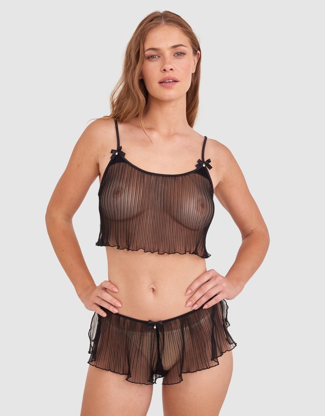 Bras N Things - Night Games Com-Pleat Me Cami - Black