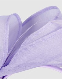Max Alexander - Organza Lilac Racing Fascinator