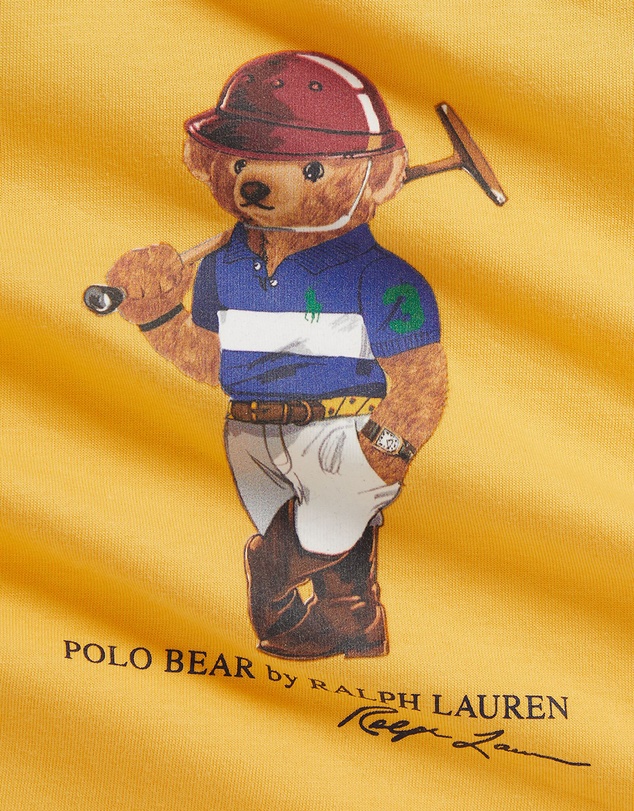 Polo Ralph Lauren - Polo Bear Cotton Long-Sleeve Tee - Babies
