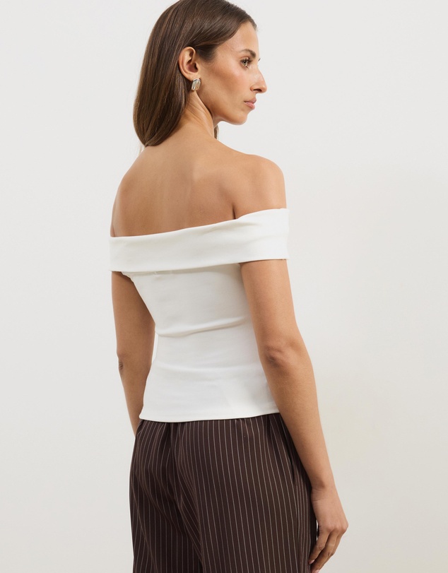 Atmos&Here - Ophira Off Shoulder Ponte Structured Top