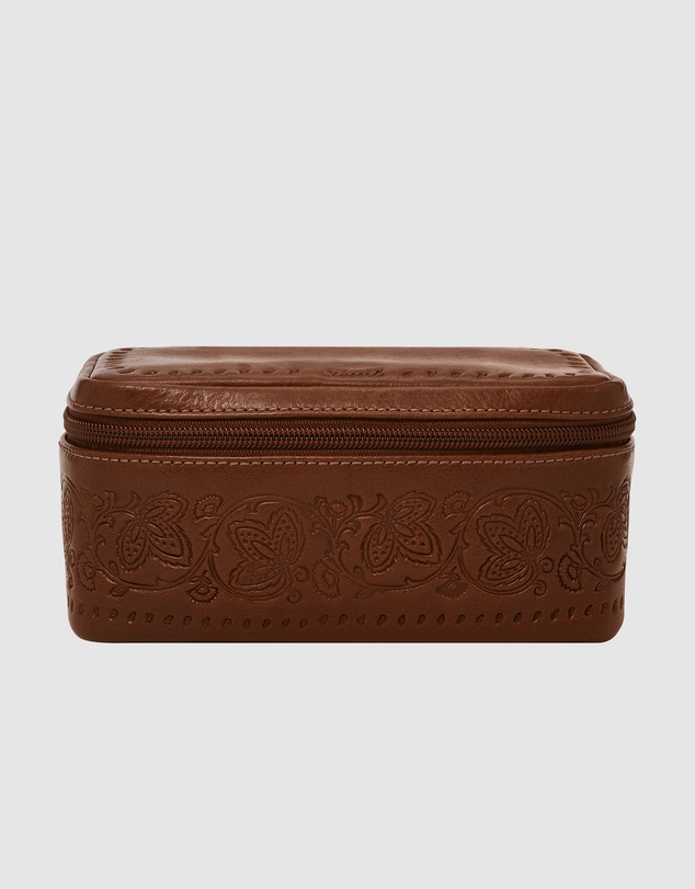Fossil - Gift Brown Passport Case