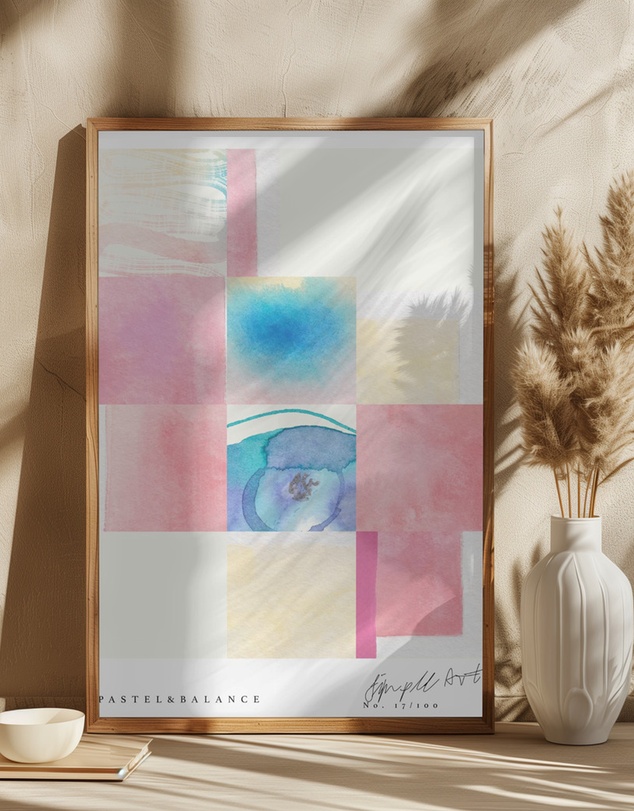 Olive et Oriel - Simple Artline No15 by Treechild Art Print