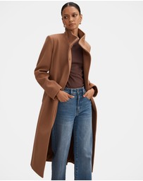 Forever New Petite - Phoebe Petite Funnel Neck Coat
