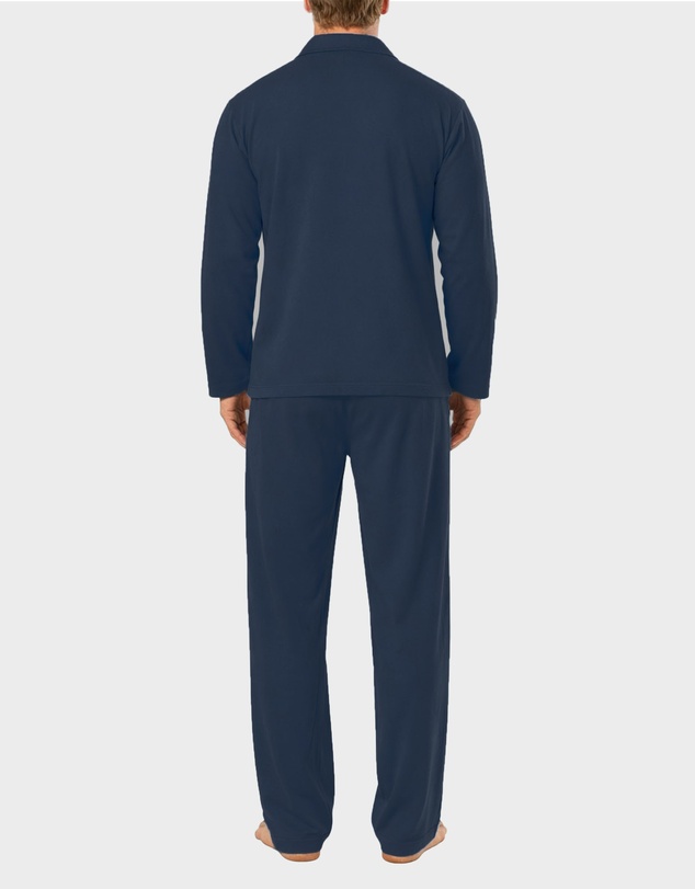 Mitch Dowd - Mens Cotton Jersey Pyjama Set - Navy