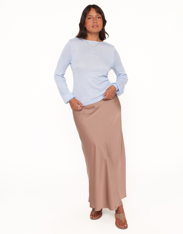 Petal & Pup - Tillie Lace Trim Cardigan - Pale Blue