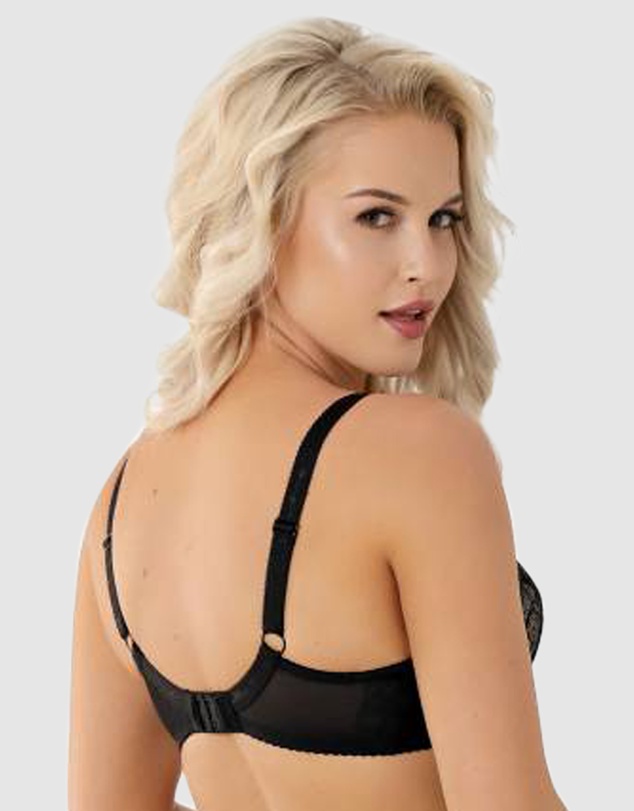 Nessa - Abbi Wired Padded Large Cup Bra with Lace