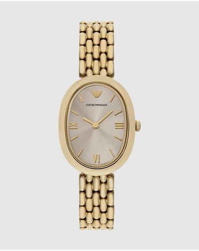 Emporio Armani - Gold Tone Analogue Watch