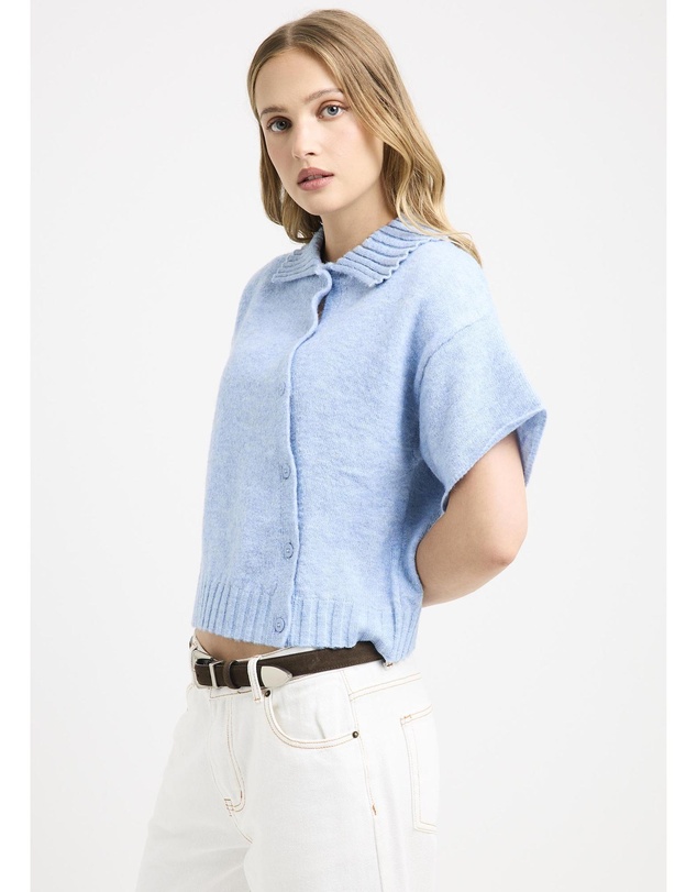 Subtitled - Sofia Asymm Knit Cardi