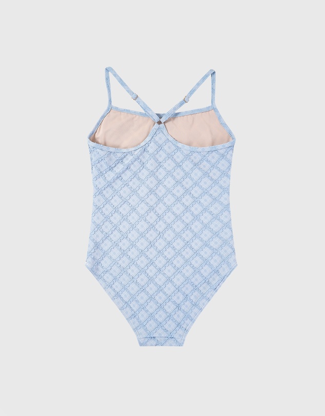 Aqua Blu Kids - Stepping Stones Blue Active One Piece - Teens